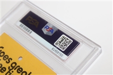 Jack Nicklaus Signed 1972 US Open Ticket #05371 PSA/DNA VG 3 AUTO 10