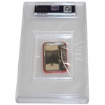 1975 Masters Tournament Clubhouse Badge #366 PSA NM-MT 8