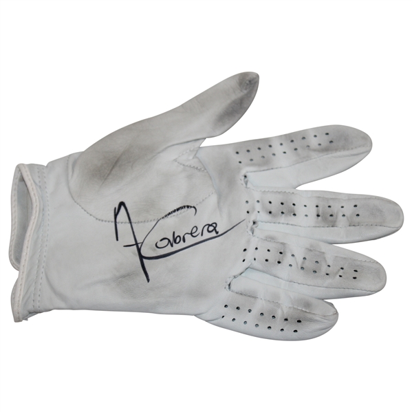 Angel Cabrera Signed Game Used Golf Glove JSA COA