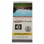 1962 U.S. Open Oakmont Country Club Matchbook Jack Nicklaus