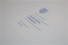 1995 University Of St. Andrews Graduation Ceremony Gary Player Program