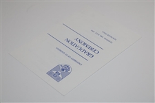 1995 University Of St. Andrews Graduation Ceremony Gary Player Program