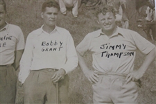 1935 Sam Parks, Jimmy Thompson, Bobby Grant + Rockledge Country Club Wire Photo