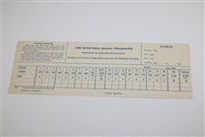 1966 U.S. Amateur Merion Golf Club Scorecard, Pairing Sheet & Data Sheets 