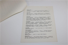 1966 U.S. Amateur Merion Golf Club Scorecard, Pairing Sheet & Data Sheets 