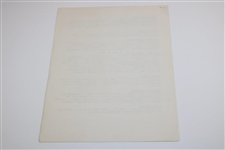 1966 U.S. Amateur Merion Golf Club Scorecard, Pairing Sheet & Data Sheets 