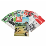 10 Golf Digest Magazines 1953-61