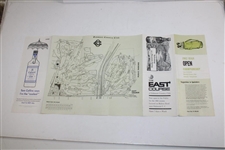 1962 U.S. Open Oakmont Country Club 3rd & 4th Rd Pairing Sheet Jack Nicklaus