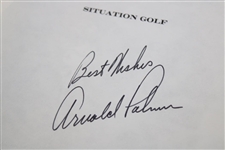 Arnold Palmer Signed 1972 First Paperback Edition 'Situation Golf' Book JSA ALOA