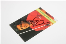 1993 Seve Ballesteros Signed Fax Pax Golf Card #2 JSA ALOA 