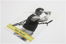 1993 Sam Snead Signed Fax Pax Golf Card JSA ALOA