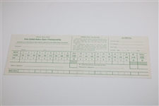 1981 U.S. Open Merion Golf Club Official Scorecard