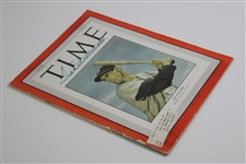 Ted Williams Signed April 10, 1950 Full Time Magazine JSA LOA
