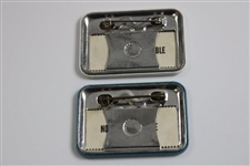 1976 & 1981 Masters Tournament Clubhouse Badges - Snead Family Collection