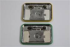 1972 & 1973 Masters Tournament Clubhouse Badges - Snead Family Collection