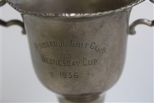 1936 Woodbrook Golf Club Wednesday Cup Trophy