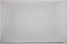 Original 1938 Bobby Jones Edgerton Study Patent Image w/ Stamp
