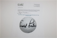 Arnold Palmer Signed Personal Match Used & Marked Max-Fli HT-100 Golf Ball JSA ALOA
