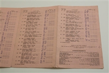 1975 Open Championship at Carnoustie Friday Badge #693 w/Draw Sheet & Booklet - Watson Winner