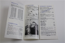 1975 Open Championship at Carnoustie Friday Badge #693 w/Draw Sheet & Booklet - Watson Winner