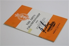 Gary Player Signed 1959 Open Championship at Muirfield Friday Daily Program JSA ALOA