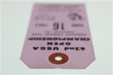 1962 US Open at Oakmont Country Club Season Grounds Ticket #572