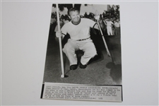 Four (4) Jimmy Demaret Press Photos