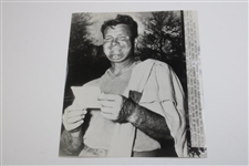 Four (4) Jimmy Demaret Press Photos