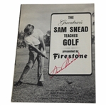 Sam Snead Signed The Greenbriers Sam Snead Teaches Golf
