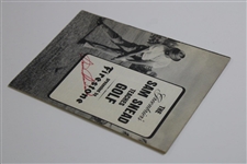 Sam Snead Signed 'The Greenbrier's Sam Snead Teaches Golf'