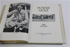 Ben Hogan Signed 1st Edition 'Power Golf' Book