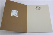 1979 'Golf In The Making' Deluxe Ltd Ed 93/300 Book Signed By Both Authors Henderson & Stirk