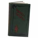 1902  Hints To Golfers Privately Printed Book #393 Subscription Only Edition