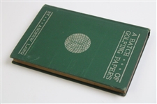 1897 ' A Batch Of Golfing Papers' Book by Andrew Lang 