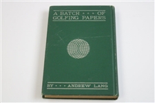 1897 ' A Batch Of Golfing Papers' Book by Andrew Lang 