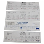 Watson, Baker-Finch, Lehman & Five (5) others Signed 1994 Sprint & 1998 Doral Open Official Scorecards