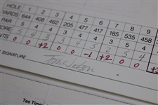 Watson, Baker-Finch, Lehman & Five (5) others Signed 1994 Sprint & 1998 Doral Open Official Scorecards