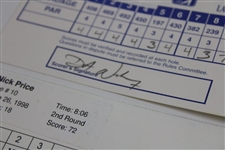 Mickelson, Daly, Cink & Five (5) others Signed 1998 Las Vegas Inv. & 1998 Western Open Official Scorecards