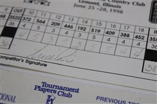Mickelson, Daly, Cink & Five (5) others Signed 1998 Las Vegas Inv. & 1998 Western Open Official Scorecards