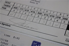 Mickelson, Daly, Cink & Five (5) others Signed 1998 Las Vegas Inv. & 1998 Western Open Official Scorecards