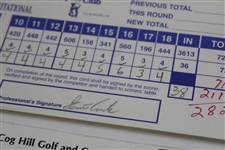 Mickelson, Daly, Cink & Five (5) others Signed 1998 Las Vegas Inv. & 1998 Western Open Official Scorecards
