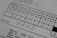 Els, Faldo, Trevino & Five (5) others Signed 1995 Buick/1998 Vancouver/1998 Vantage/1999 Honda Official Scorecards