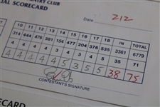 Els, Faldo, Trevino & Five (5) others Signed 1995 Buick/1998 Vancouver/1998 Vantage/1999 Honda Official Scorecards