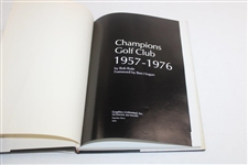 Jimmy Demaret & Jack Burke Signed Champions Golf Club 1957-1976 Book JSA ALOA