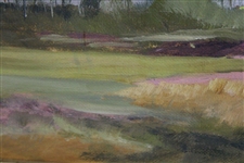 Original 'Across Walton Heath Golf Course' Oil Painting on Board by Douglas Baldwin
