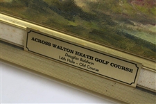Original 'Across Walton Heath Golf Course' Oil Painting on Board by Douglas Baldwin