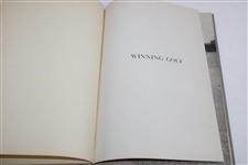 Byron Nelson Signed 1946 'Winning Golf' 1st Ed Book JSA ALOA