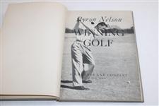 Byron Nelson Signed 1946 'Winning Golf' 1st Ed Book JSA ALOA