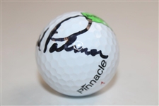 Arnold Palmer Signed Pinnacle Gold LS Prime Equipment Logo Golf Ball JSA ALOA
