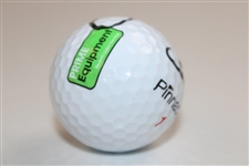 Arnold Palmer Signed Pinnacle Gold LS Prime Equipment Logo Golf Ball JSA ALOA
